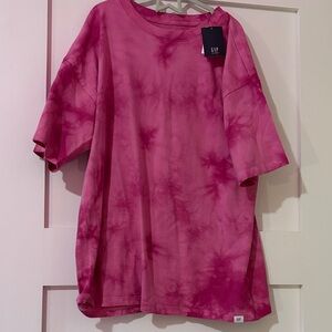 GAP kids Fuchsia Tie-Dye Tee